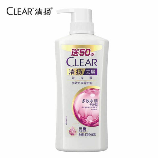 清扬 去屑洗发露 多效水润型 450g(400g+50g...